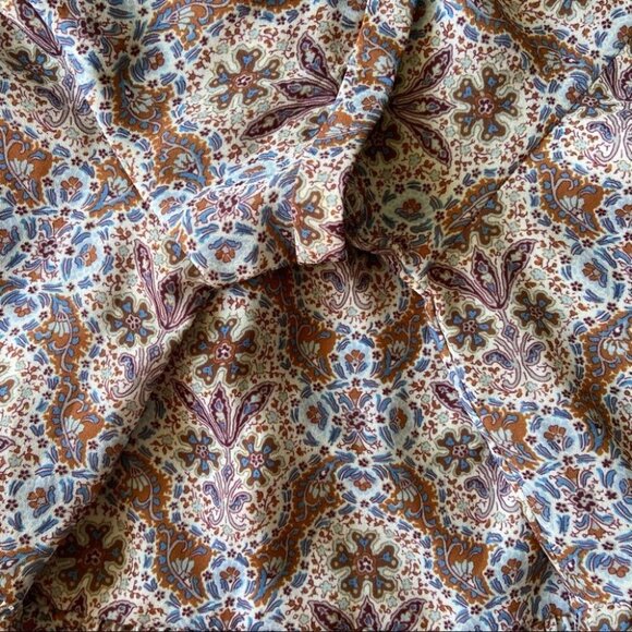 California Moonrise Floral Print Breezy Flowy Western Boho Dress - Picture 13 of 14